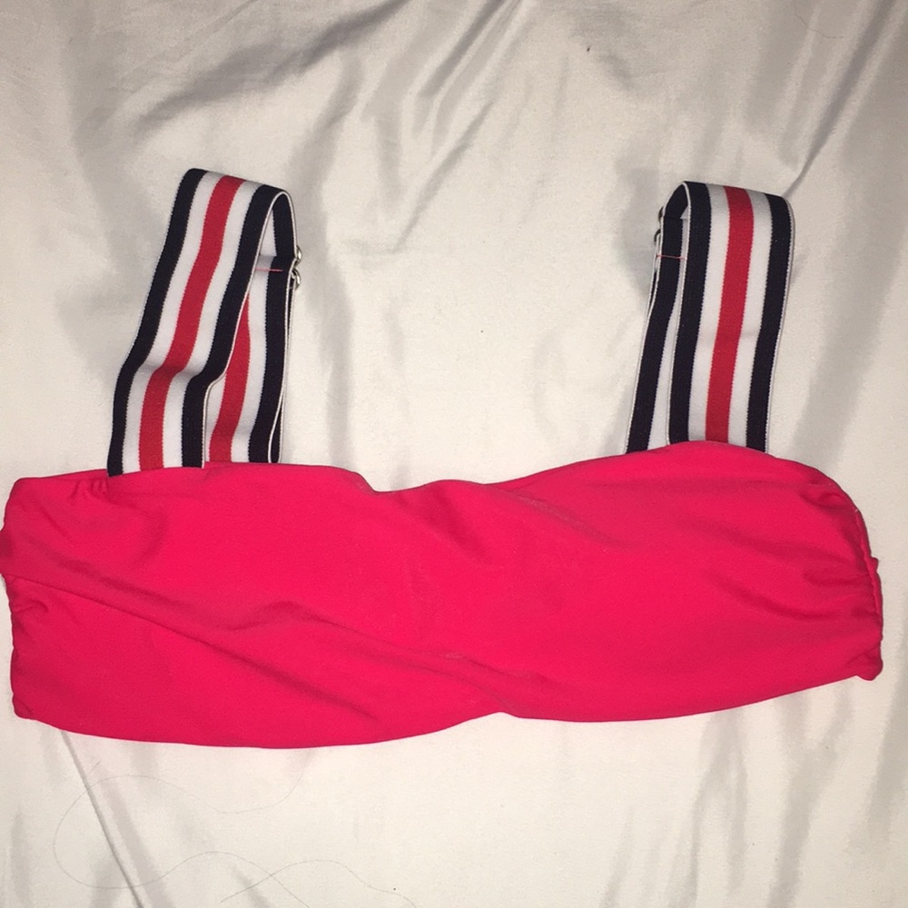 Red white and blue bathing suit top. Fits xs/s